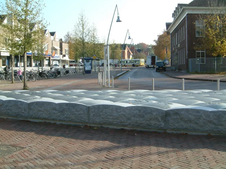 Maanderwaterbed (zij-aanzicht)