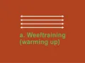 Schema weeftraining